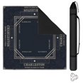 thumbnail image 1 of Navy Floral Geometric Vintage Mahjong Mat 31.5x31.5 Inch | Non-Slip And Noise Reduction Mah Jong Table Mat Cover with Carrying Bag For Mahjong Lovers, Poker, Board Games And Dominoes, 1 of 7