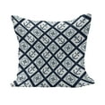 thumbnail image 1 of Navy Fluffy Throw Pillow Cushion Cover, Nautical Pattern with Anchor and Windrose in Stripes Navigation Sea Adventure, Decorative Square Accent Pillow Case, 16" x 16", Indigo White, by Ambesonne, 1 of 5