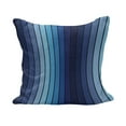thumbnail image 1 of Navy Fluffy Throw Pillow Cushion Cover, Plaques in Marine Tones Border Lines Sketchy Details Print Image, Decorative Square Accent Pillow Case, 26" x 26", Dark Blue and Pale Blue, by Ambesonne, 1 of 5