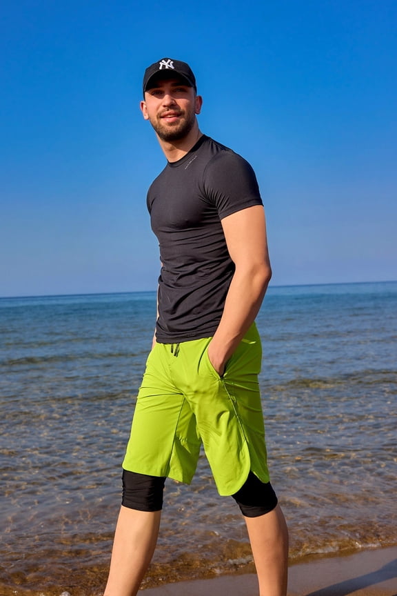 Marina Green Modest Men’S Swim Shorts - S2505-4