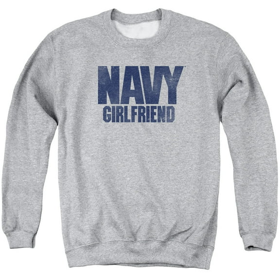 Navy - Girlfriend - Crewneck Sweatshirt - Medium
