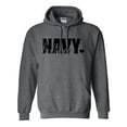 thumbnail image 1 of Navy Girlfriend Hooded Sweatshirt, 1 of 3