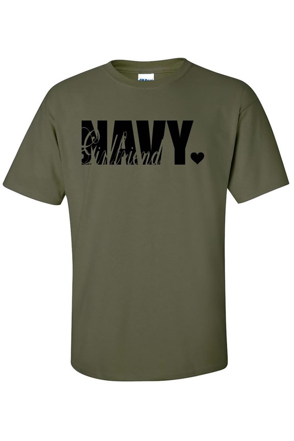 Navy Girlfriend Short Sleeve T-Shirt