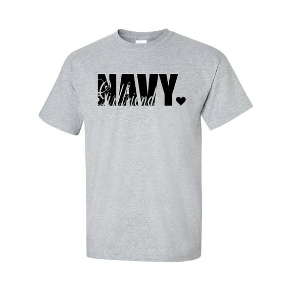 Navy Girlfriend Short Sleeve T-Shirt