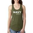 thumbnail image 1 of Navy Girlfriend (white) Racerback Tank, 1 of 1