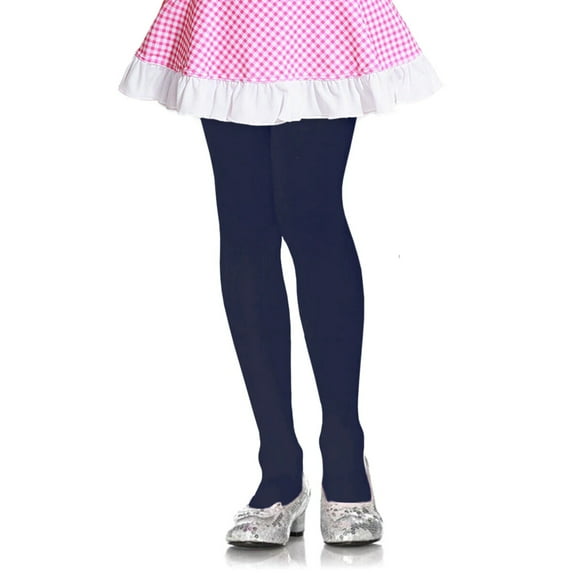 Navy Girls Soft Winter Footed Warm Tights Thick Opaque Stockings 0-14 Year Old
