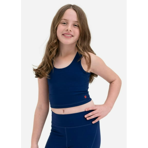 Navy | Girls Long Line Bra