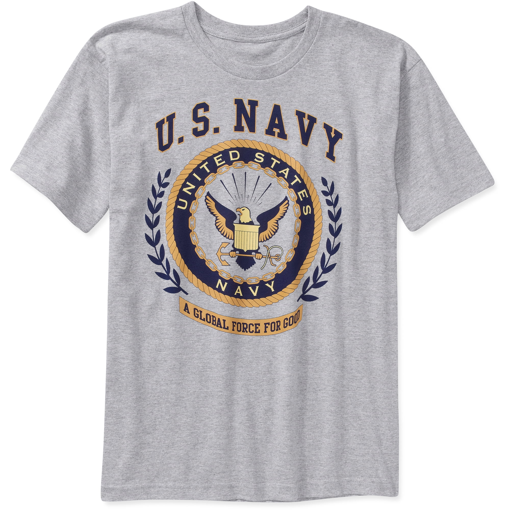 Navy Global Force Big Men's Graphic Tee - Walmart.com