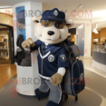 thumbnail image 1 of Navy Golf Bag REDBROKOLY mascot costume character dressed with a Moto Jacket and Backpacks, 1 of 1