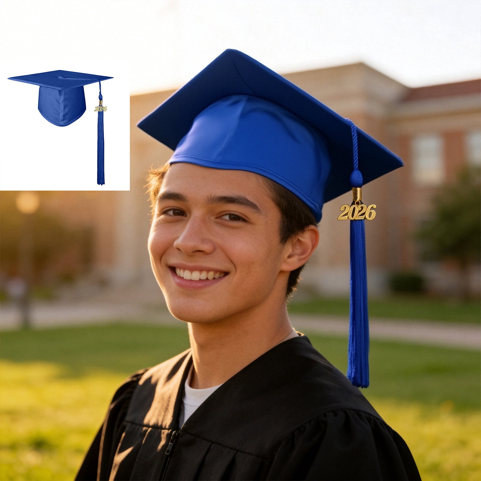 Navy Graduation Caps With Tassel Year For High School Class Of 2026 navy-graduation-caps-with-tassel-year-for-high-school-class-of-2026