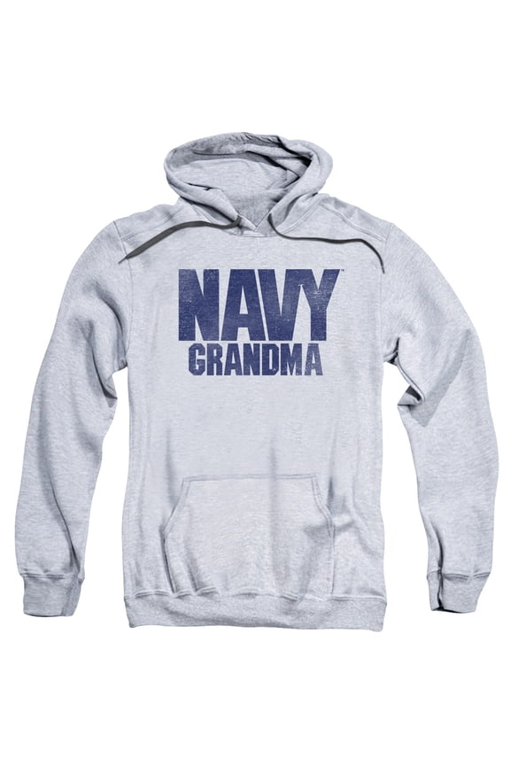 Navy - Grandma - Pull-Over Hoodie - Large