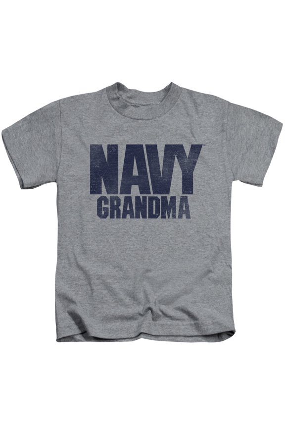 Navy Grandma Youth 18/1 T-Shirt Athletic Heather