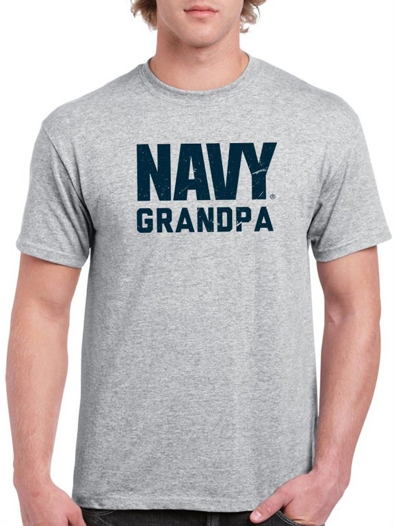 Navy Grandpa Men T-Shirt, Male 3X-Large