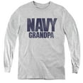 thumbnail image 1 of Navy Grandpa Youth Long Sleeve T-Shirt Tee Athletic Heather, 1 of 1