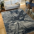 thumbnail image 1 of Navy/Gray Splash Abstract Explosion Pattern Distressed- Modern Vintage Area Rug, 1 of 8