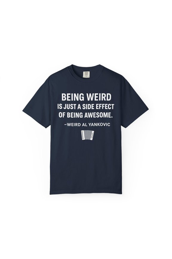 Navy Humorous Quote T-Shirt - Embrace Your Weirdness with Awesome Style from NeuroD™ Legends Collection