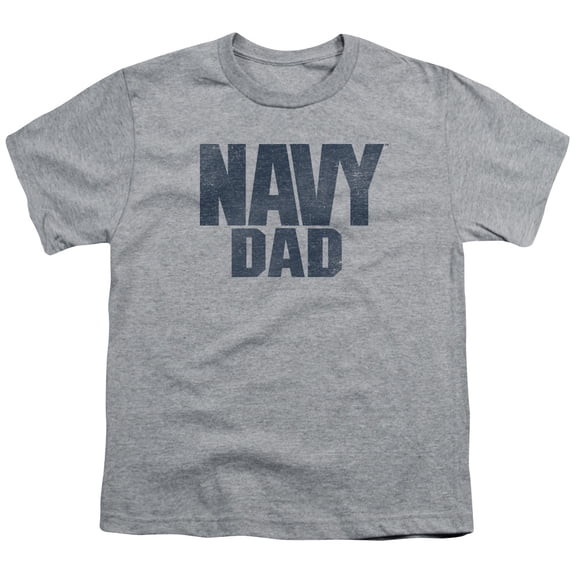 Navy - Husband - Youth Short Sleeve Shirt - Medium