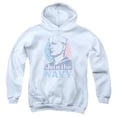 thumbnail image 1 of Navy-Join Now Youth Pull-Over Hoodie- White - Medium, 1 of 1