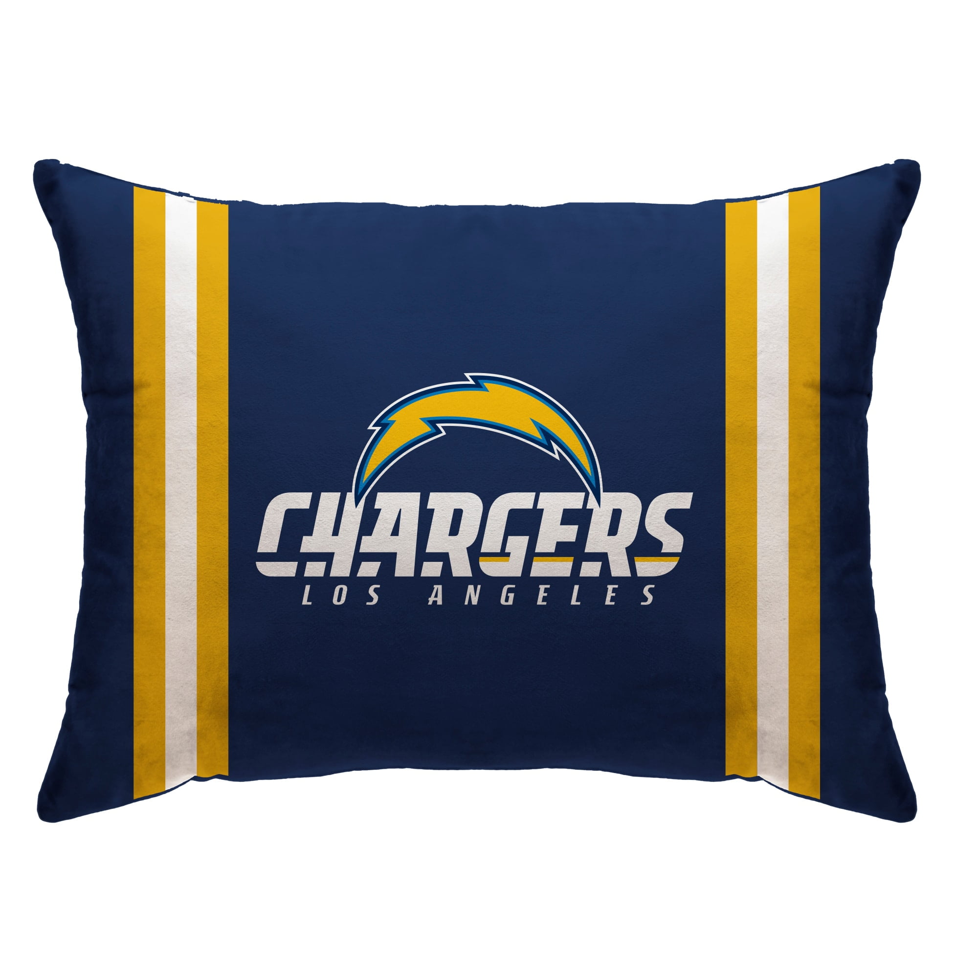 Navy LA Chargers 20" x 26" Plush Bed Pillow