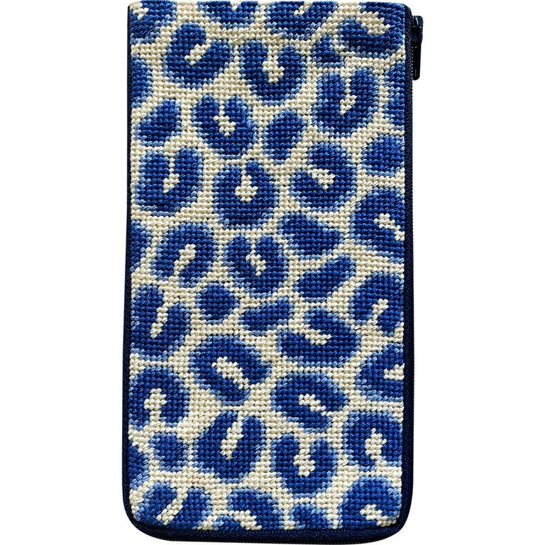 PANTYDROPPER - EYE WEAR　LEOPARD × Blue VFDHN Retro Cat Eye Women Glasses Frame Leopard Blue Clear