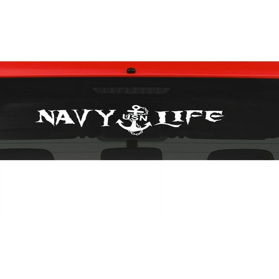 Navy Life (L9) Vinyl Decal Sticker Car/Truck Laptop/Netbook Window