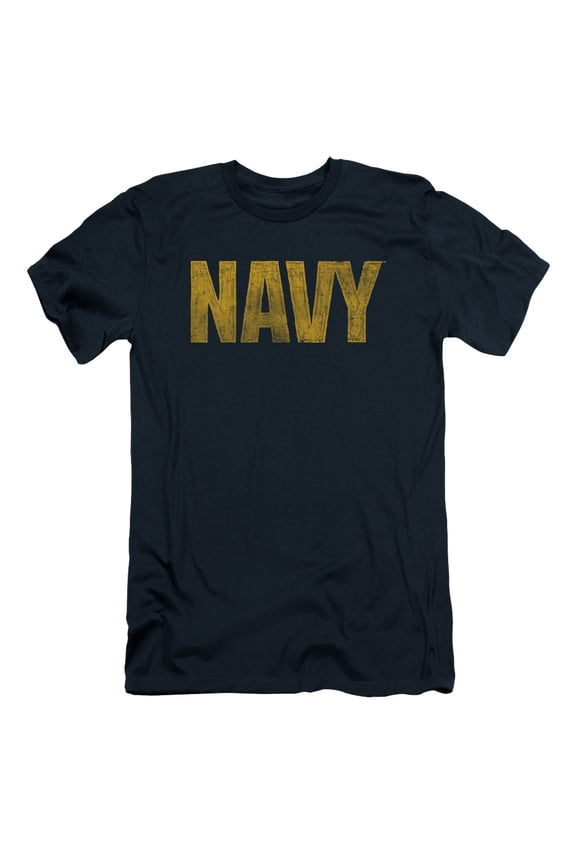Navy Logo Adult 30/1 T-Shirt Navy