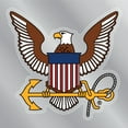 thumbnail image 1 of Navy Logo Clear Sticker, 1 of 2