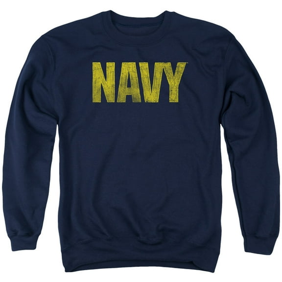 Navy - Logo - Crewneck Sweatshirt - Medium