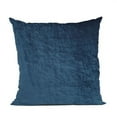 thumbnail image 1 of Navy Lux Velvet Shiny Velvet Luxury Throw Pillow - 12 x 20 in., 1 of 1