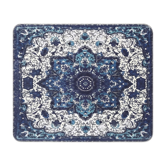 Navy M Navy Bohemian Washable Pet Changing Pad 35.4X23.6 Inch Waterproof Pee Pad For Dogs Cats