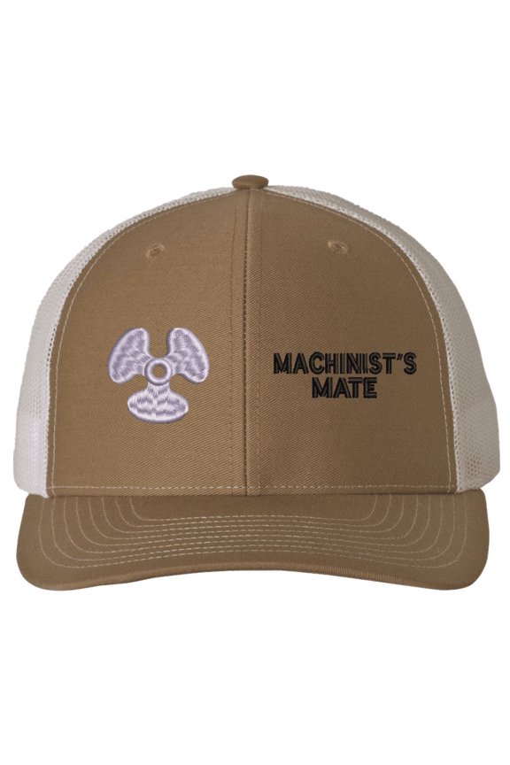 Navy Machinist's Mate (MM) Rating USA Mesh-Back Cap