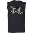 thumbnail image 1 of Navy Maryland Adult Sleeveless Tee, 1 of 3