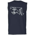 thumbnail image 1 of Navy Maryland Adult Sleeveless Tee, 1 of 3