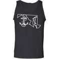 thumbnail image 1 of Navy Maryland Adult Tank Top, 1 of 3