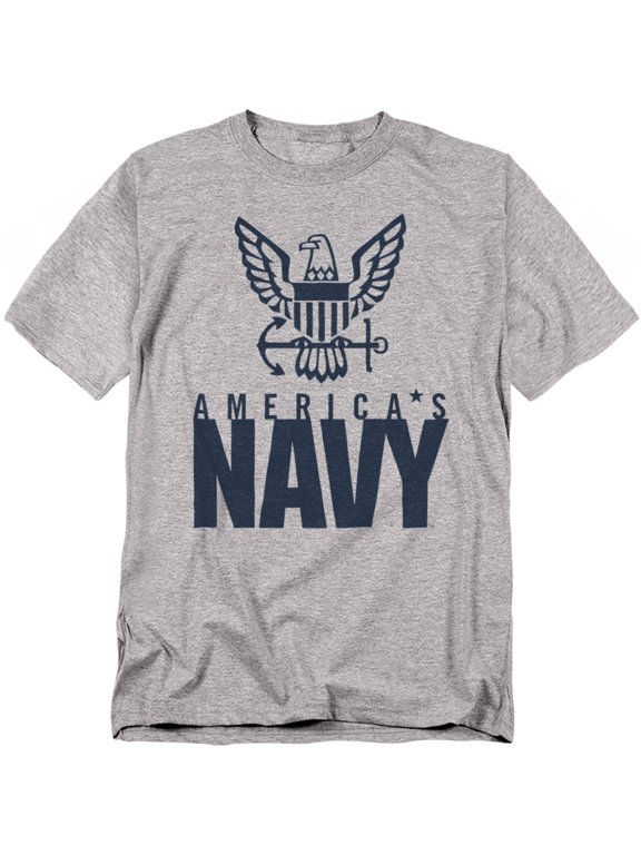 Navy T-Shirt Eagle Logo Unisex Graphic Tee For Men & Women
