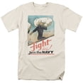 thumbnail image 1 of Navy Men's  Fight Let's Go T-shirt Ivory, 1 of 2