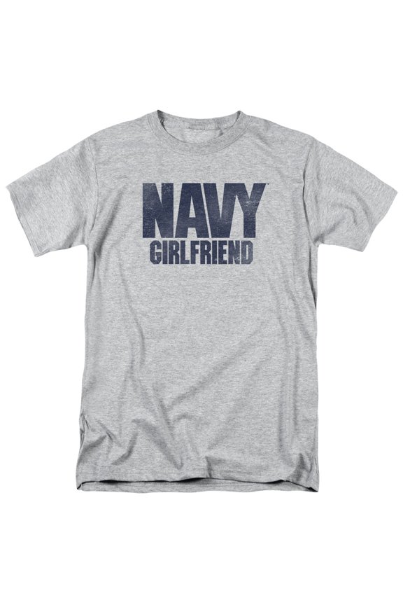 Navy Men's  Girlfriend T-shirt Blue