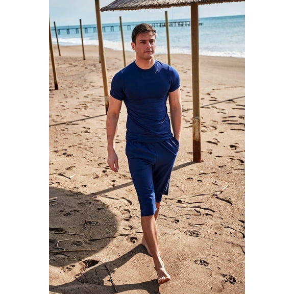Navy Men's Shorts S2408