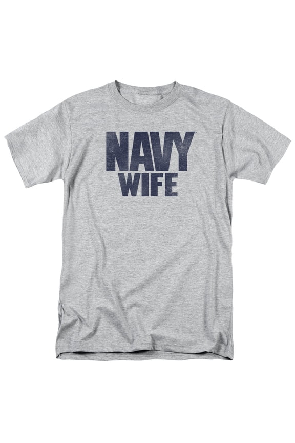 Navy Men's Wife T-shirt Blue