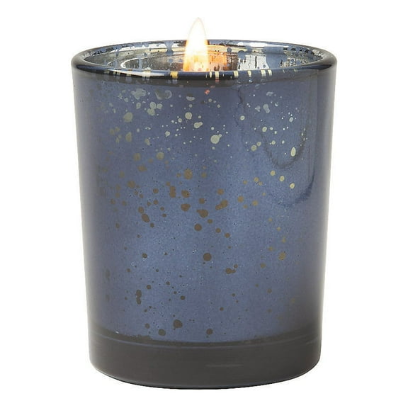 Navy Mercury Glass Votive Holders - Home Decor - 12 Pieces