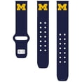 thumbnail image 1 of Navy Michigan Wolverines 20mm Samsung Silicone Watch Band, 1 of 2
