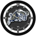 thumbnail image 1 of Navy Midshipmen 11.5'' Suntime Premium Glass Face Carbon Fiber Wall Clock, 1 of 1