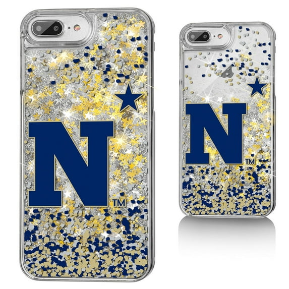 Navy Midshipmen iPhone Glitter Confetti Design Case