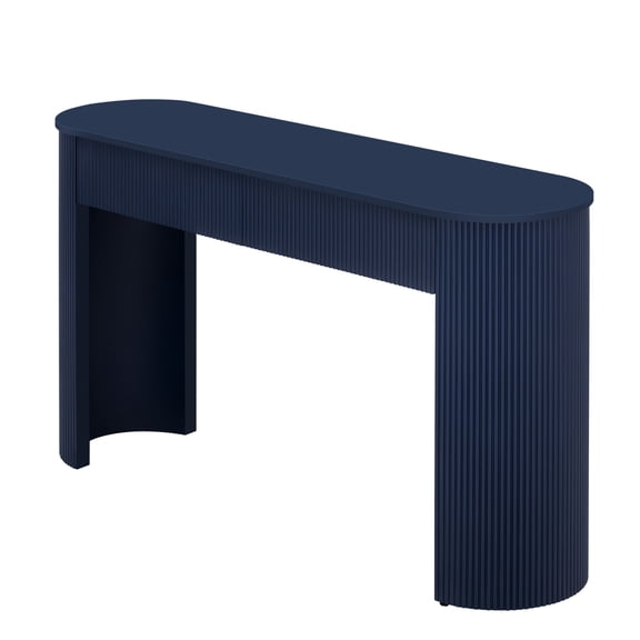 Navy Modern - Smooth Oval Top and Stable Legs - Front Entrance - Display Decor and Store Essentials