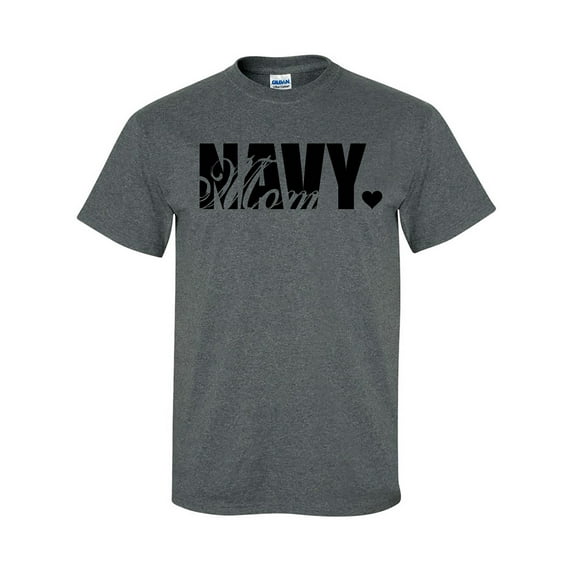 Navy Mom Short Sleeve T-Shirt