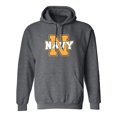 thumbnail image 1 of Navy 'N' Adult Hooded Sweatshirt, 1 of 3