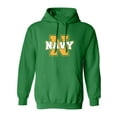 thumbnail image 1 of Navy 'N' Adult Hooded Sweatshirt, 1 of 3