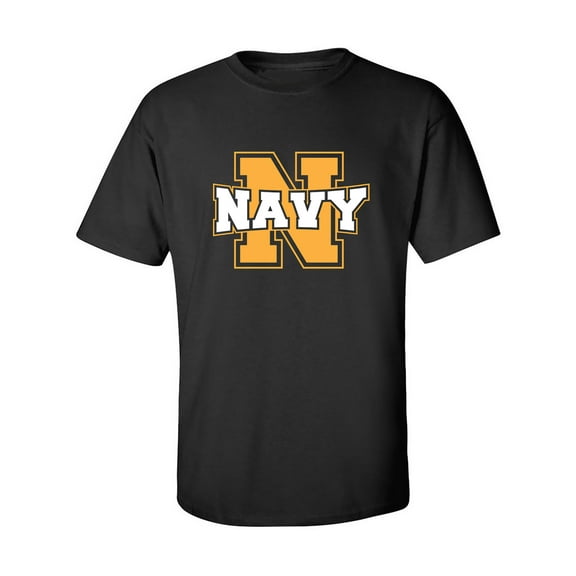 Navy 'N' Adult Short Sleeve T-shirt
