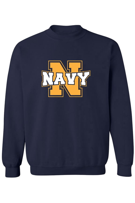Navy 'N' Crewneck Sweatshirt