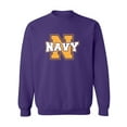 thumbnail image 1 of Navy 'N' Crewneck Sweatshirt, 1 of 3